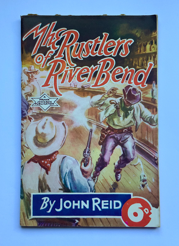 THE RUSTLERS OF RIVER BEND Australian pulp fiction Western book